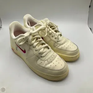 Shoes Athletic By Nike In Cream, Size: 8