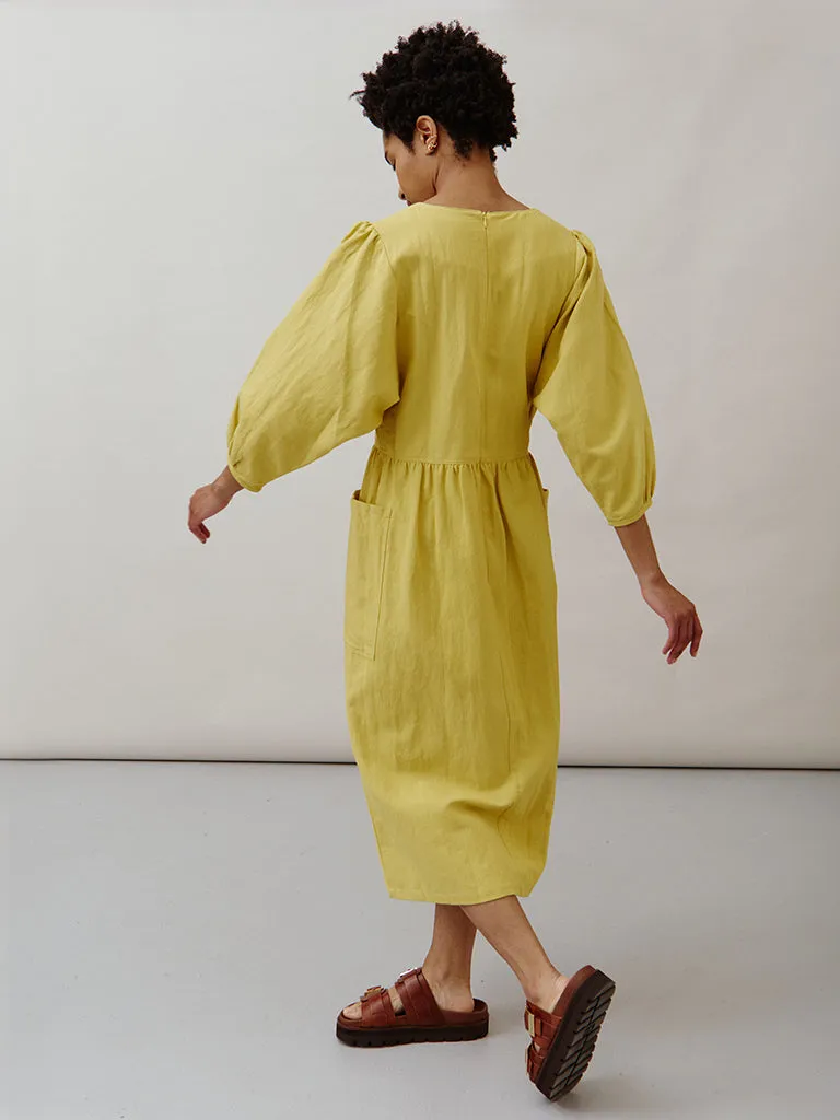 Sideline Lotte Dress in Yellow