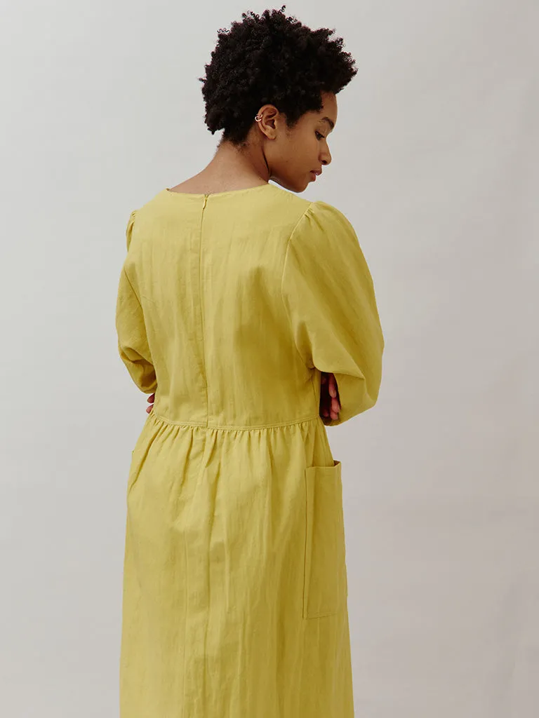 Sideline Lotte Dress in Yellow
