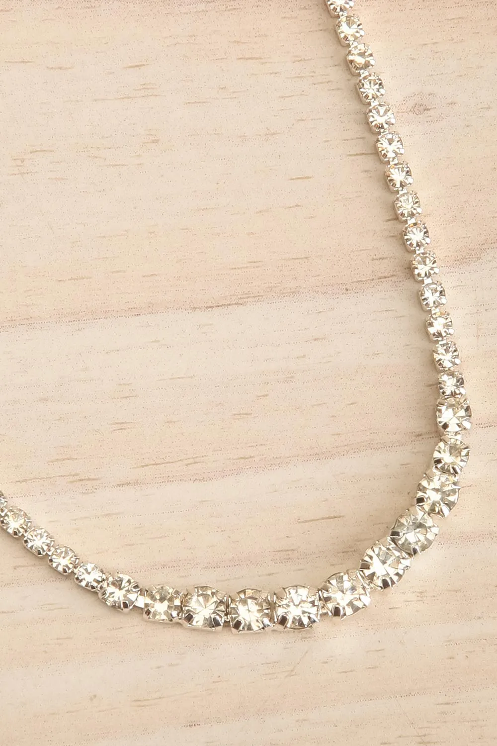 Skye Silver | Tennis Crystal Necklace