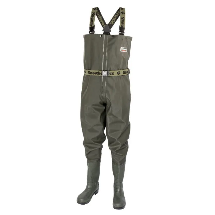 Snowbee Granite PVC Chest Waders - Olive Green