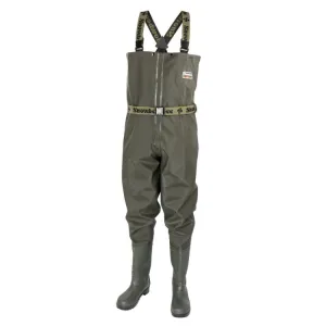 Snowbee Granite PVC Chest Waders - Olive Green