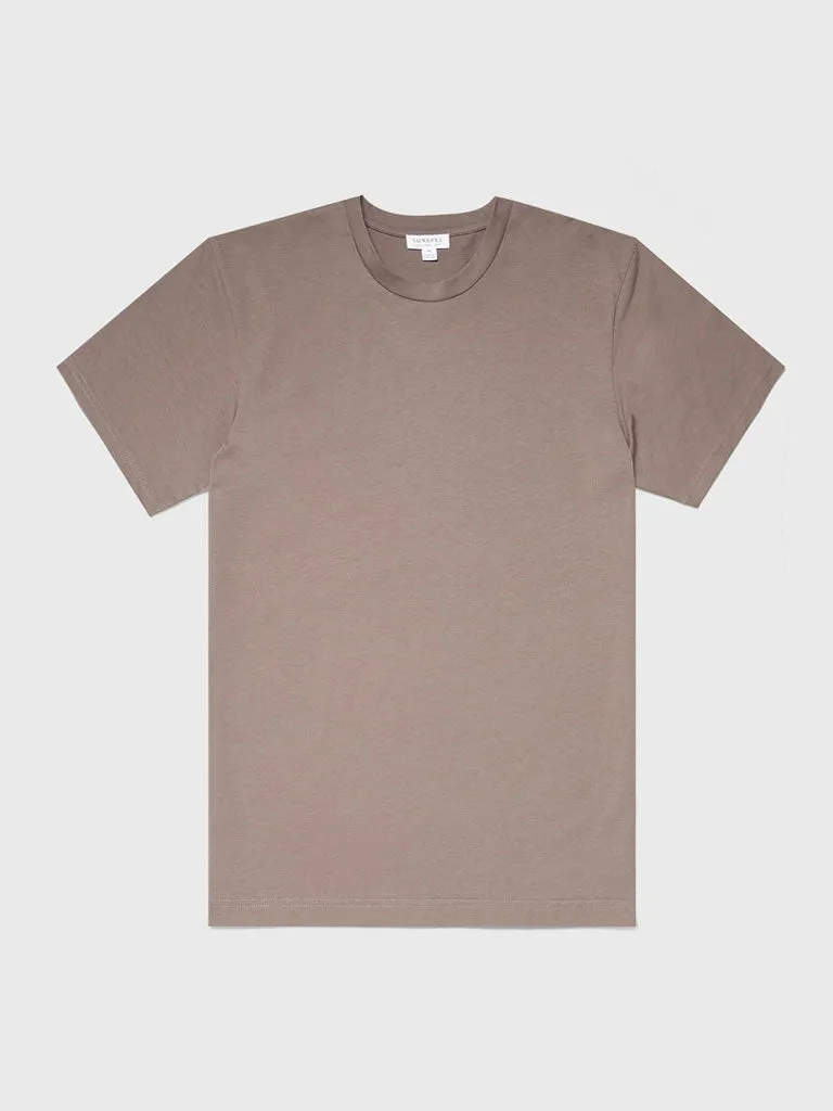 Sunspel Riviera Crew Neck Tee in Cedre
