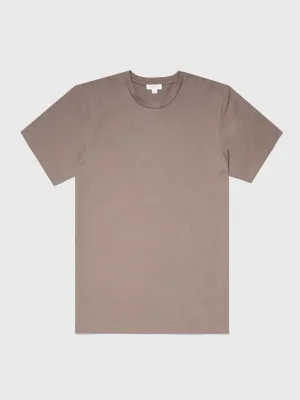 Sunspel Riviera Crew Neck Tee in Cedre