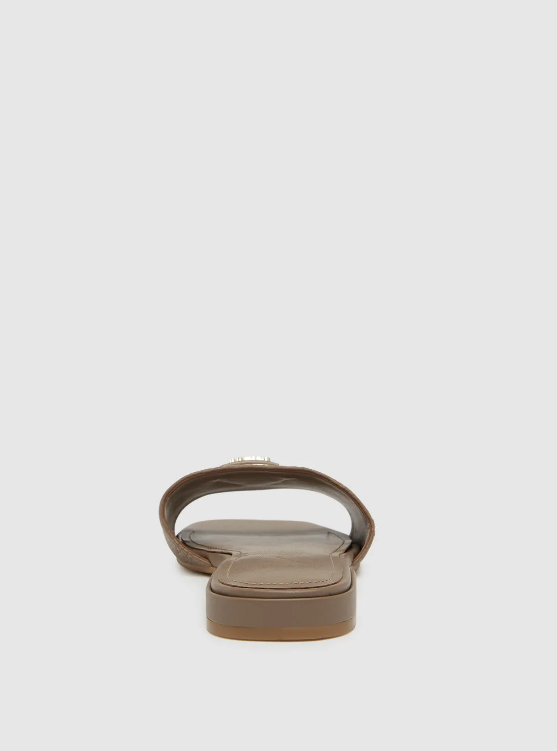Taupe Tamsea Slide Sandal Guess