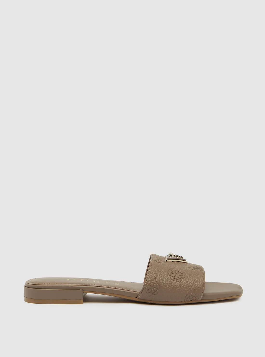 Taupe Tamsea Slide Sandal Guess