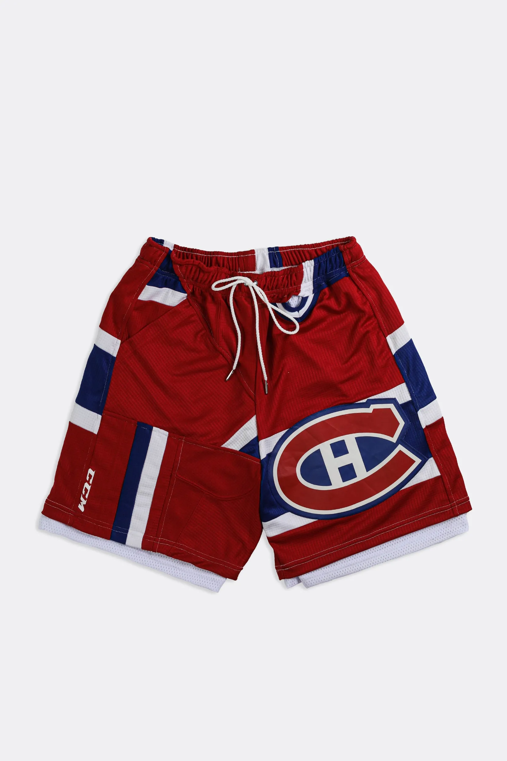 Unisex Rework Canadiens NHL Jersey Shorts - Women-M, Men -S Frankie