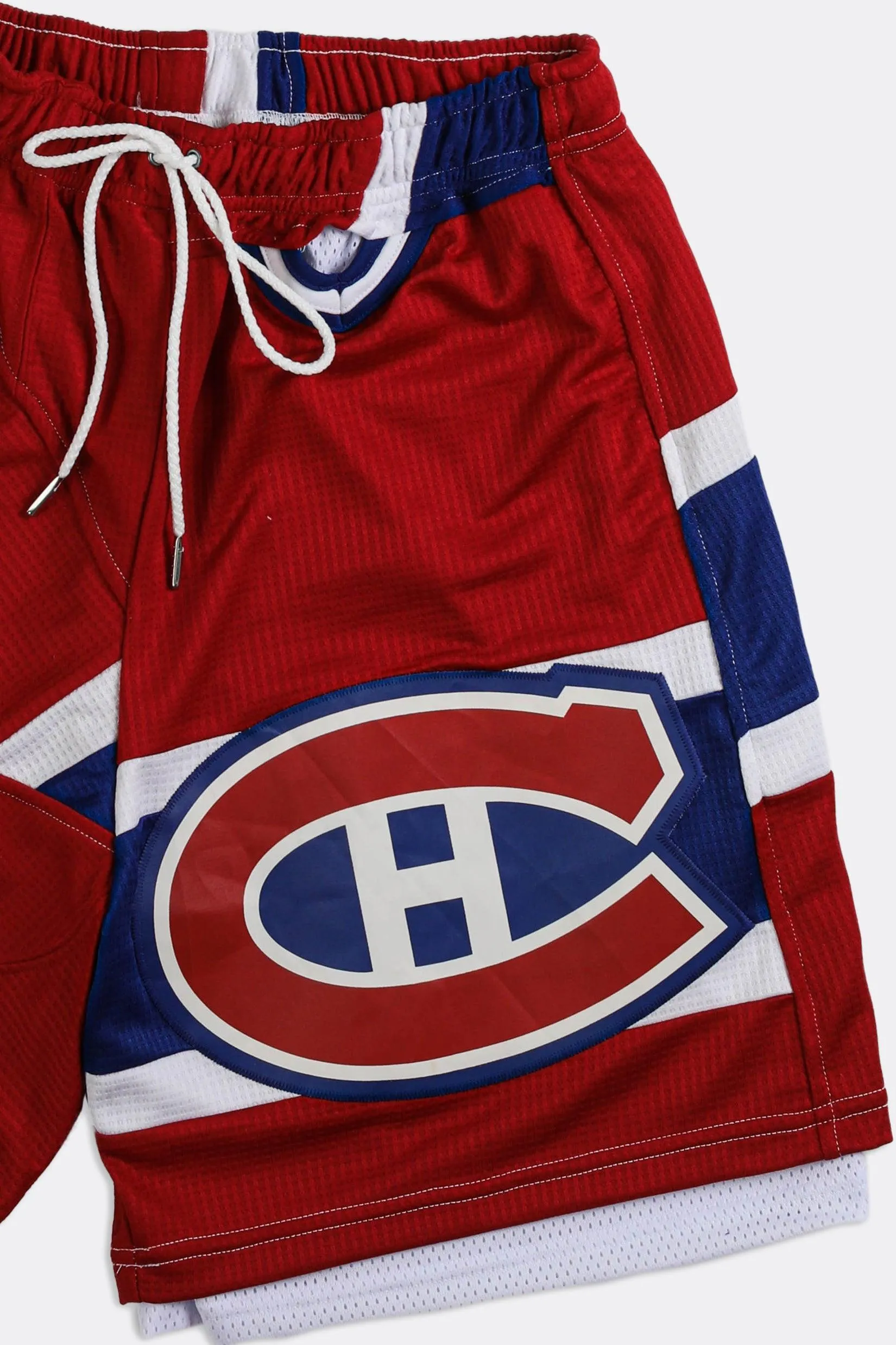 Unisex Rework Canadiens NHL Jersey Shorts - Women-M, Men -S Frankie