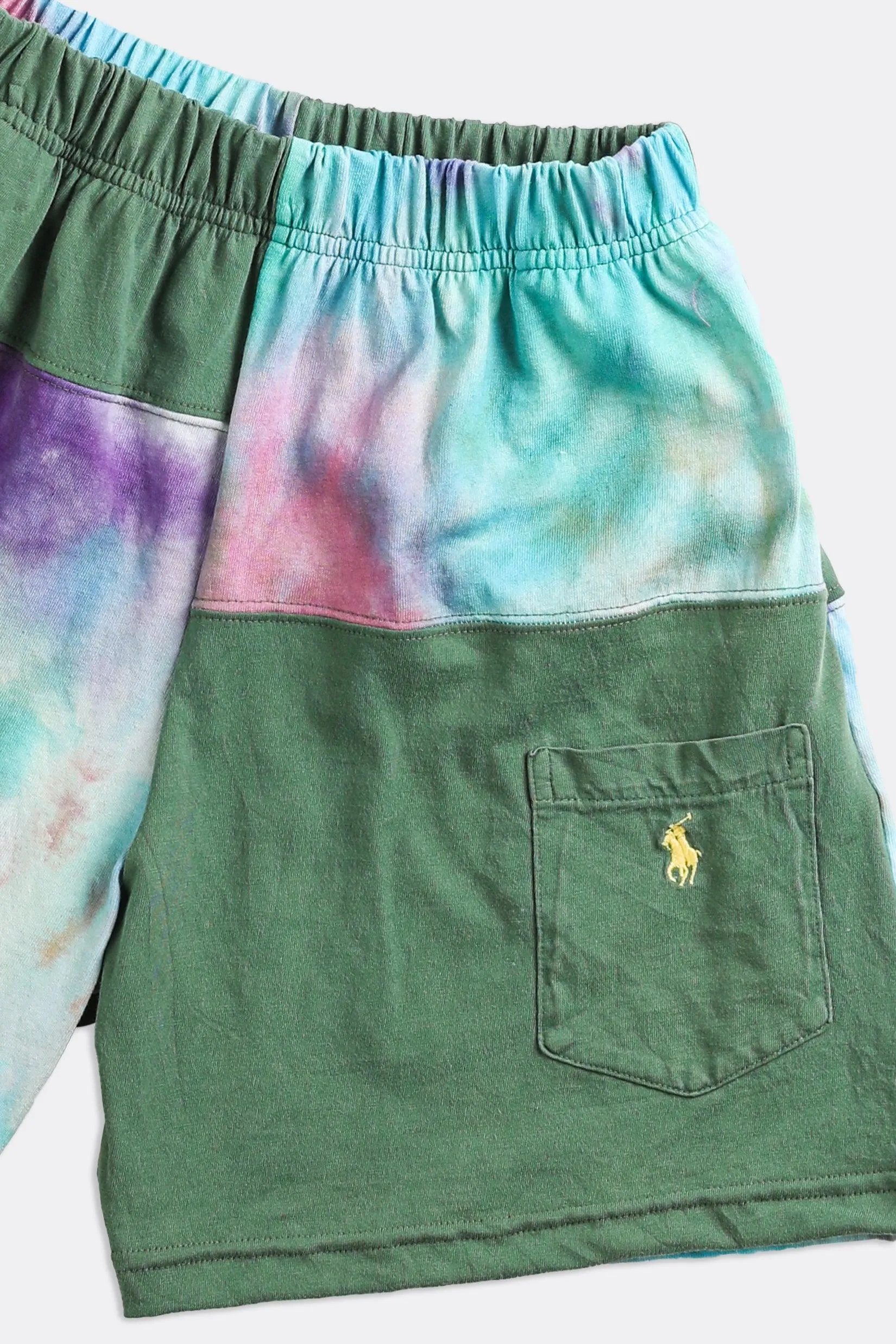 Unisex Rework Patchwork Tee Shorts - Women's XS, Men's XXS Frankie