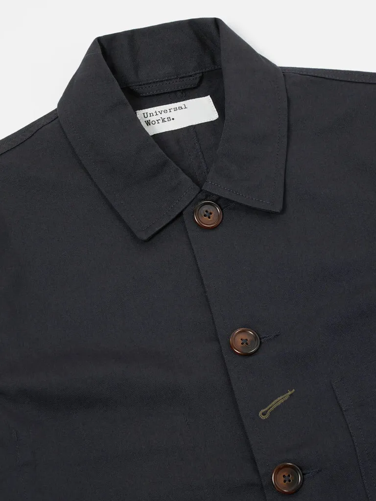 Universal Works Bakers Twill Jacket in Black