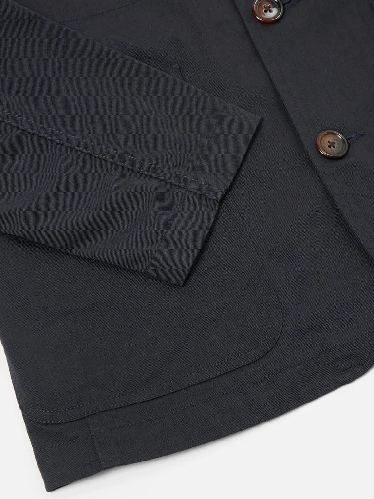 Universal Works Bakers Twill Jacket in Black
