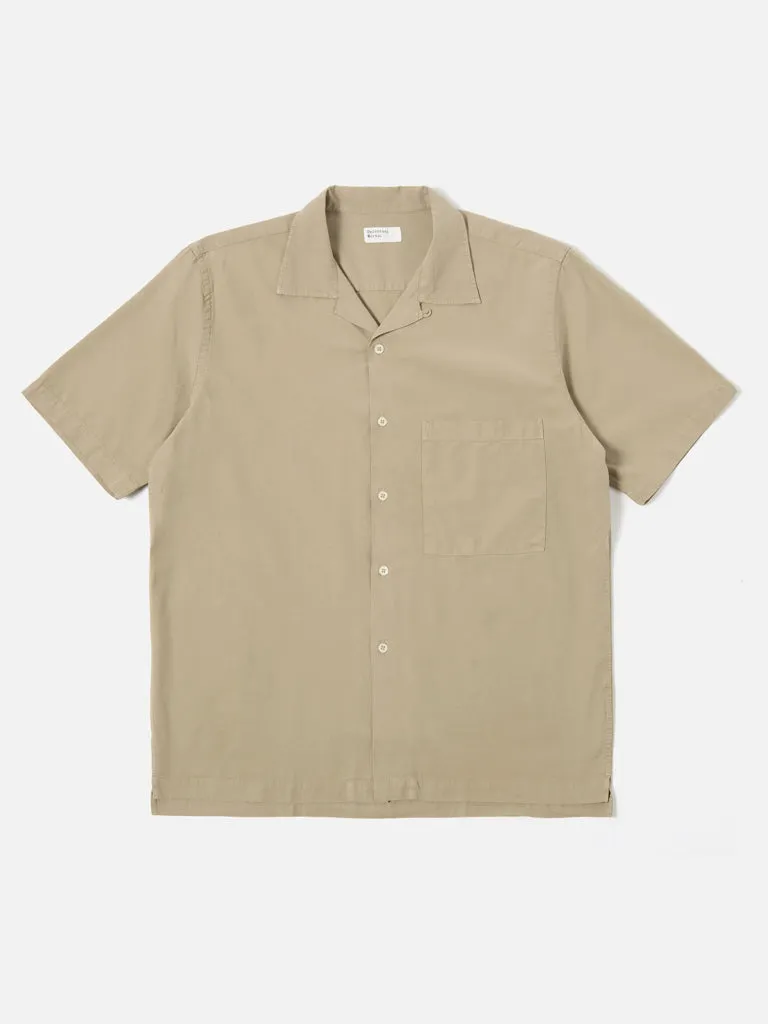 Universal Works Camp II Shirt in Summer Oak