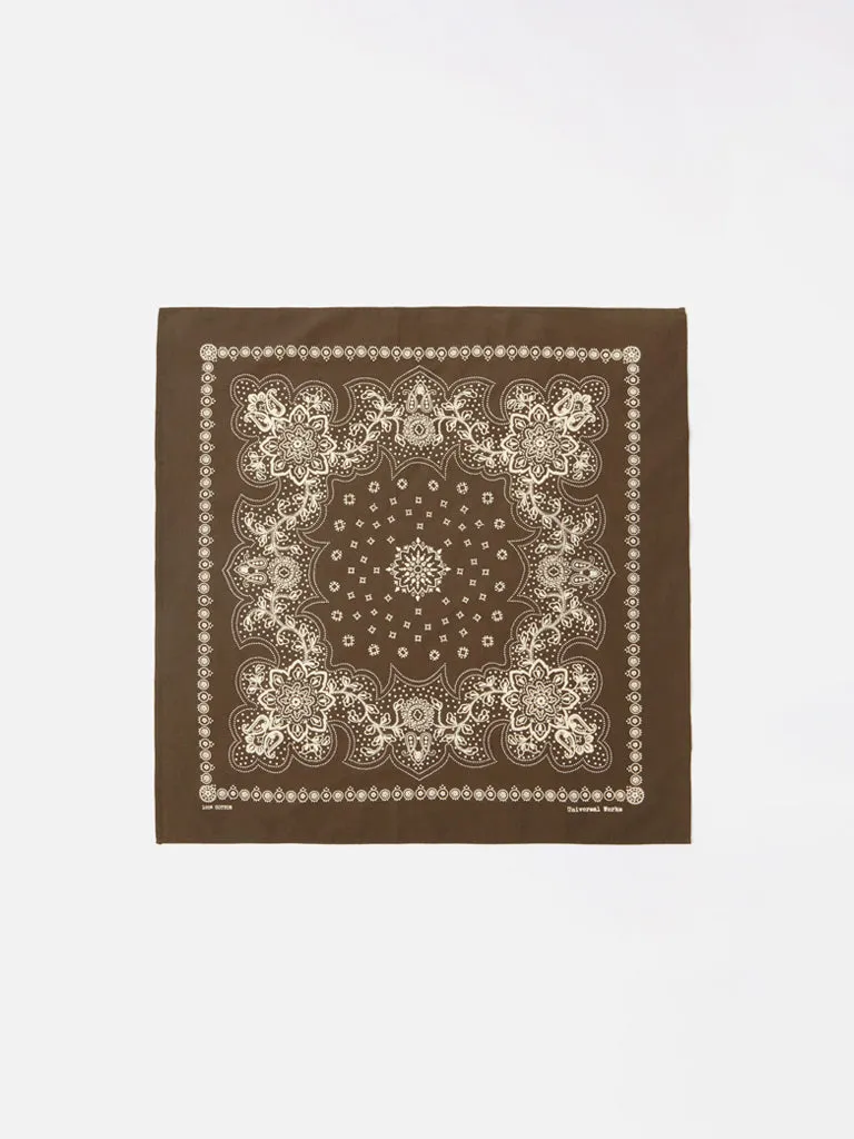 Universal Works Neckerchief in Olive