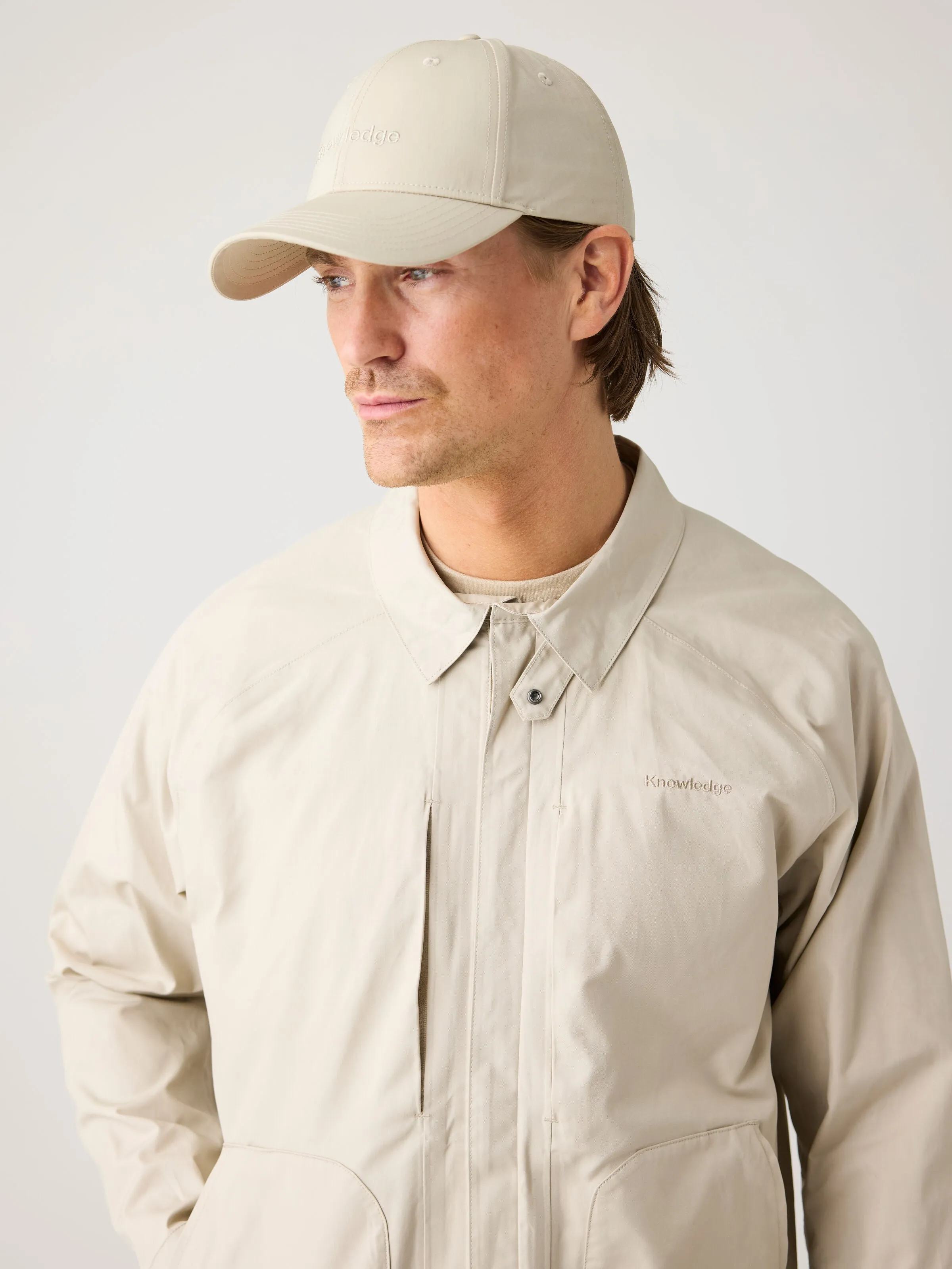 Vent Canvas 200 Classic Jacket - GOTS/Vegan - Light feather gray Knowledge Cotton