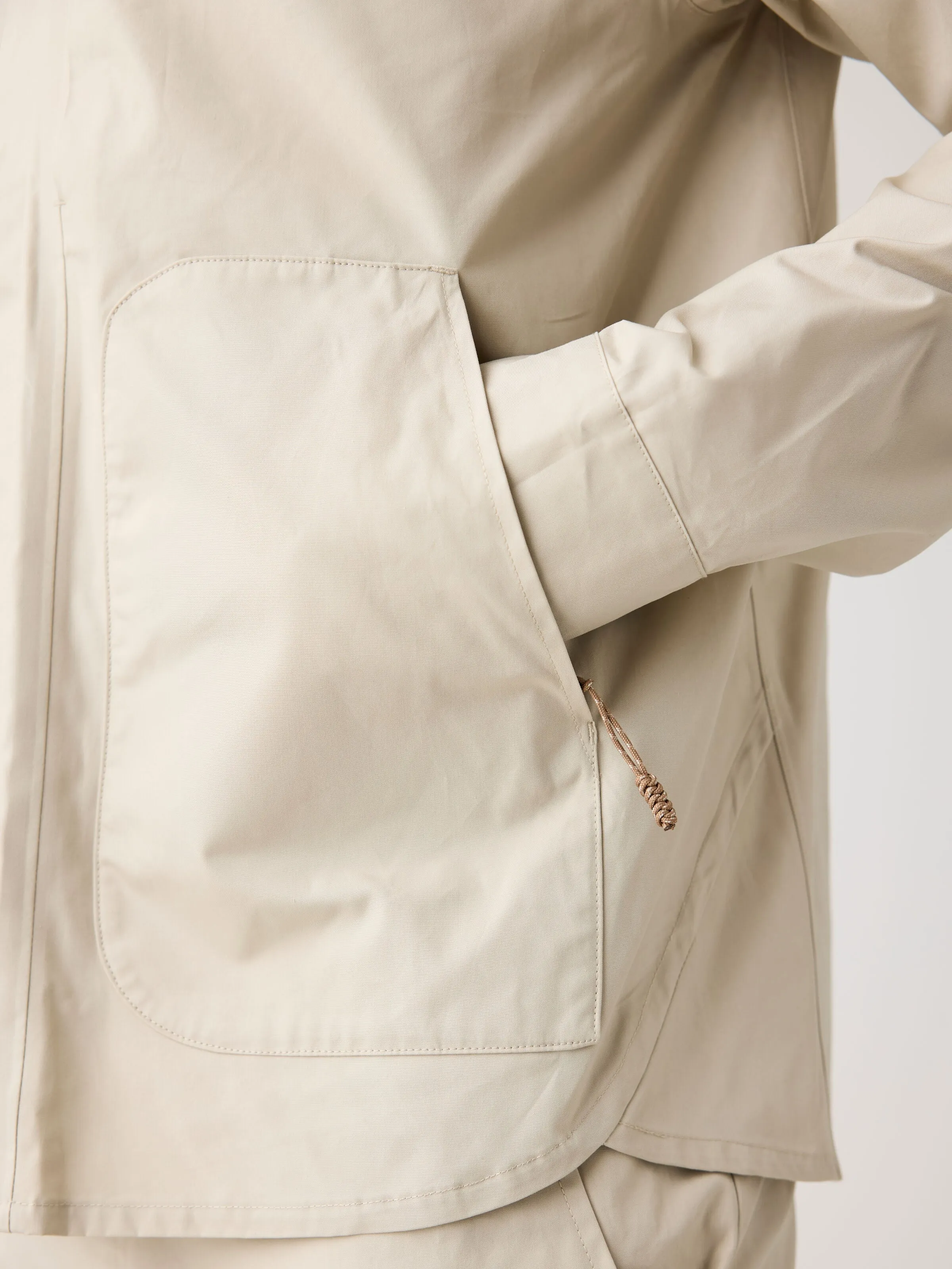 Vent Canvas 200 Classic Jacket - GOTS/Vegan - Light feather gray Knowledge Cotton