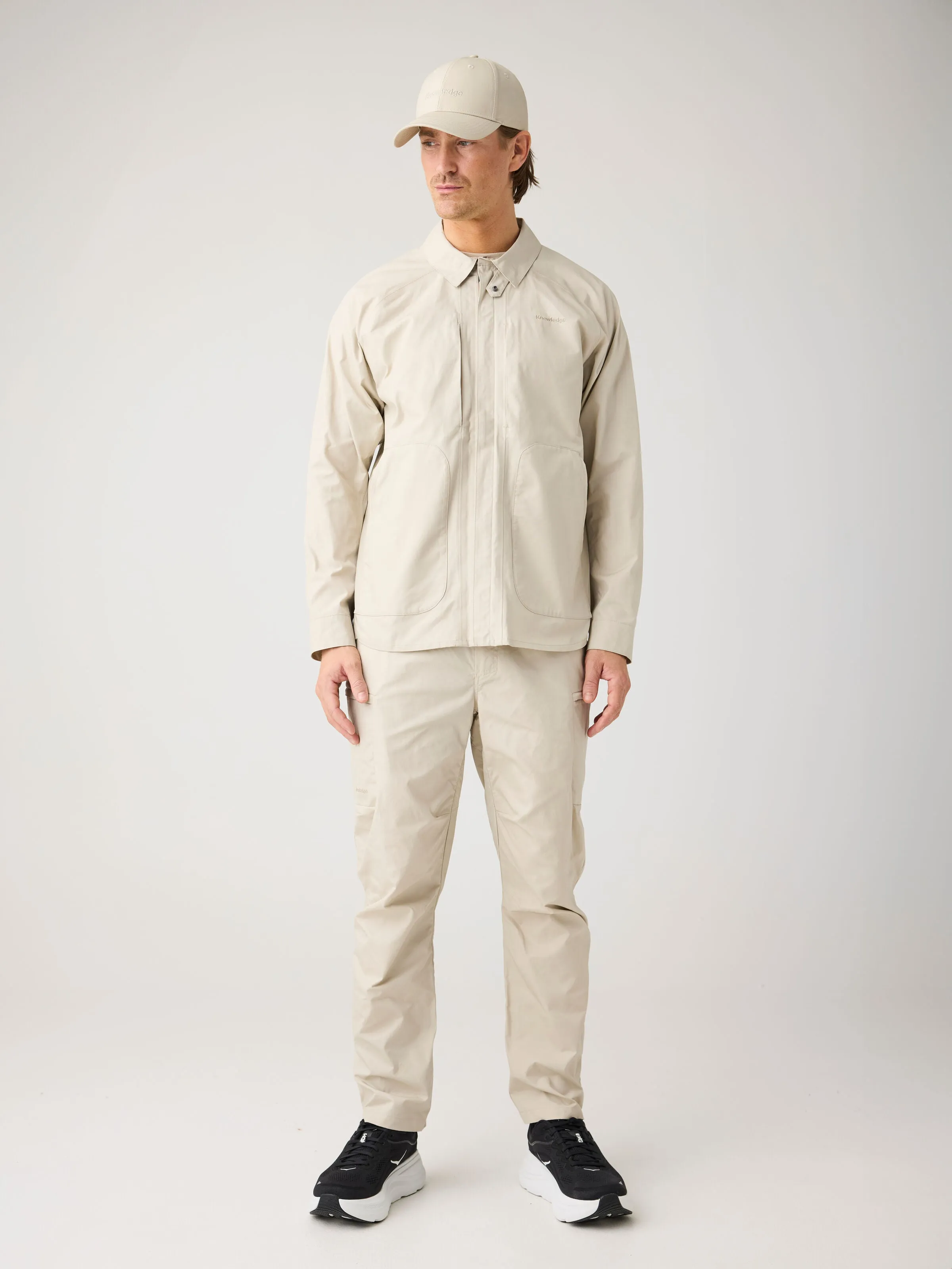 Vent Canvas 200 Classic Jacket - GOTS/Vegan - Light feather gray Knowledge Cotton