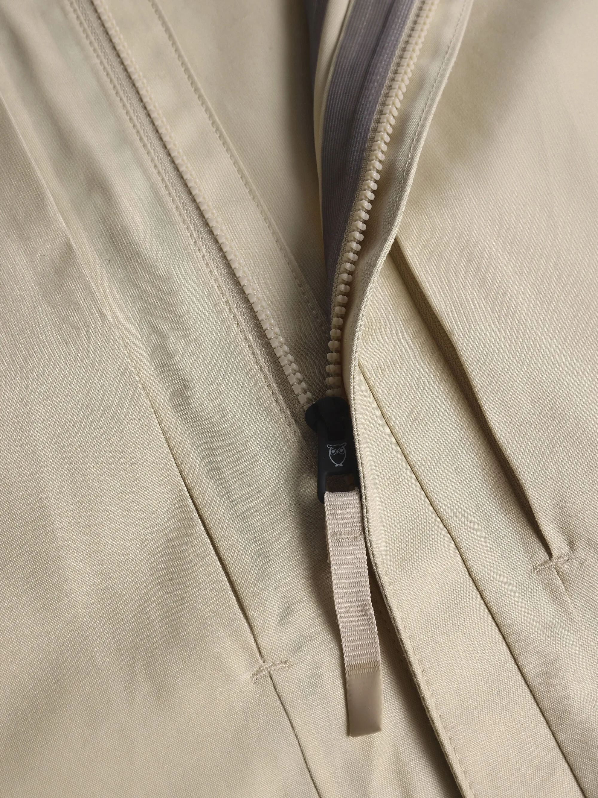 Vent Canvas 200 Classic Jacket - GOTS/Vegan - Light feather gray Knowledge Cotton