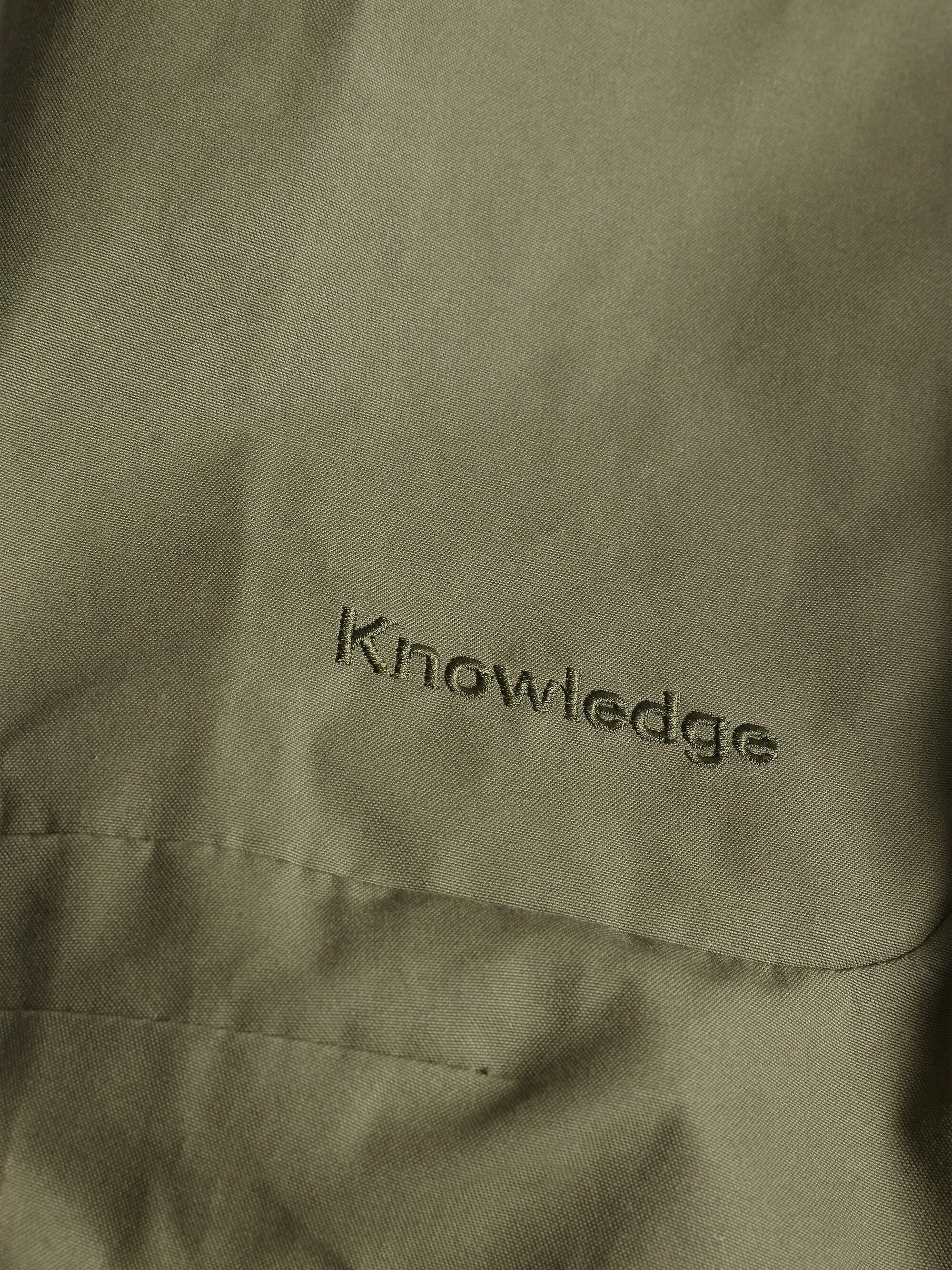 Vent Canvas 200 classic pants - GOTS/Vegan - Burned Olive Knowledge Cotton