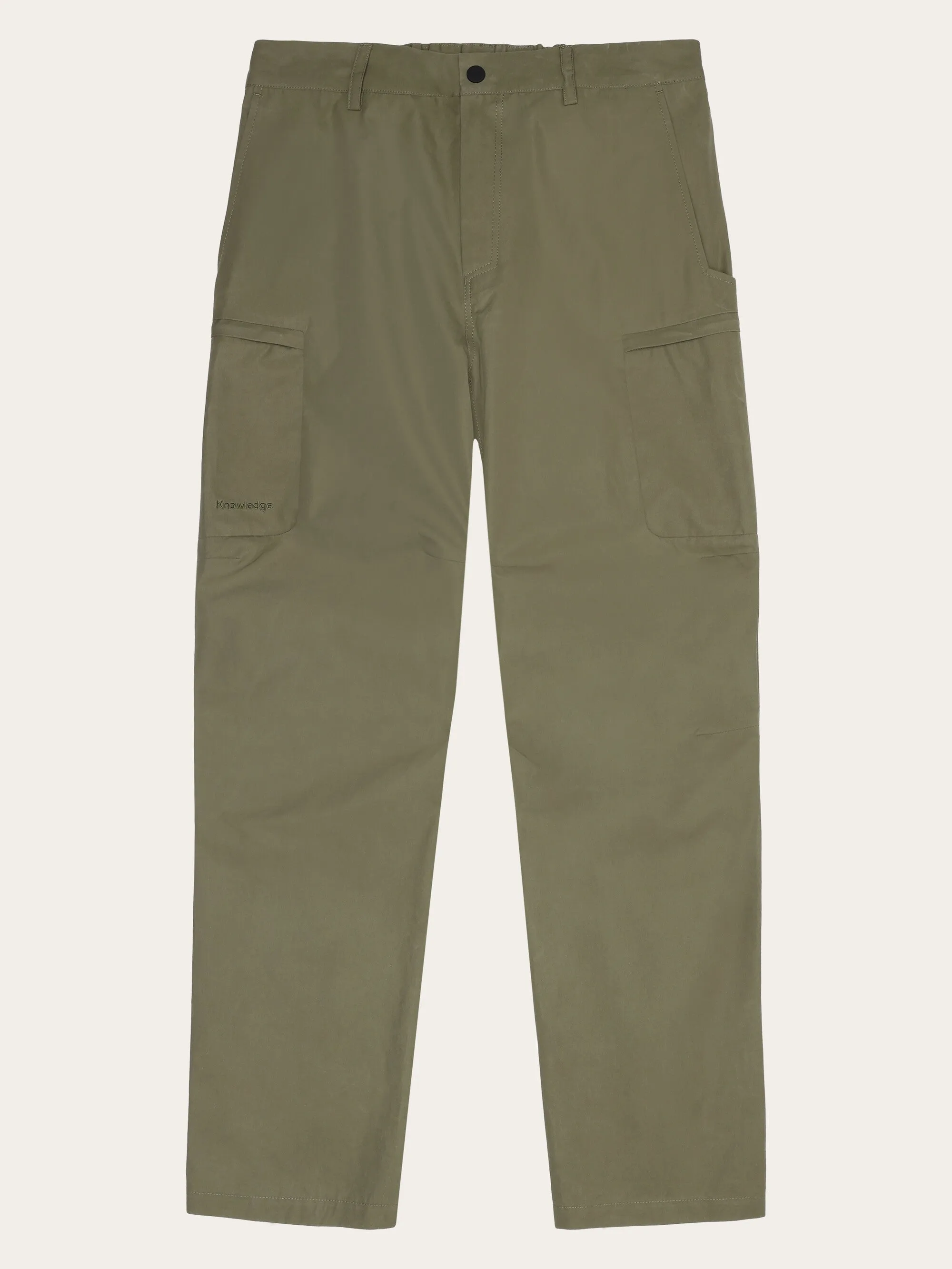 Vent Canvas 200 classic pants - GOTS/Vegan - Burned Olive Knowledge Cotton
