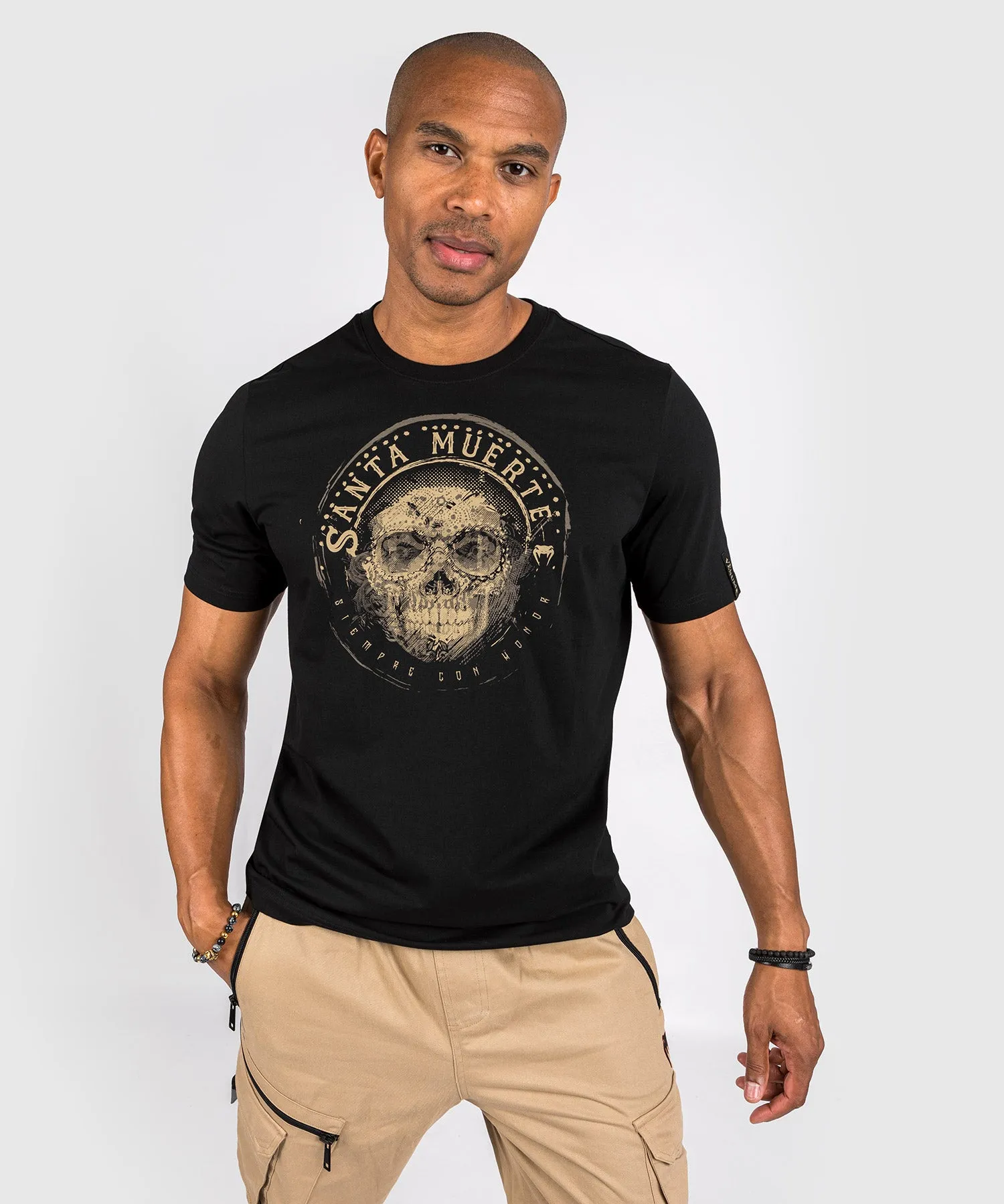 Venum Santa Muerte Dark Side - T-shirt - Black/Brown
