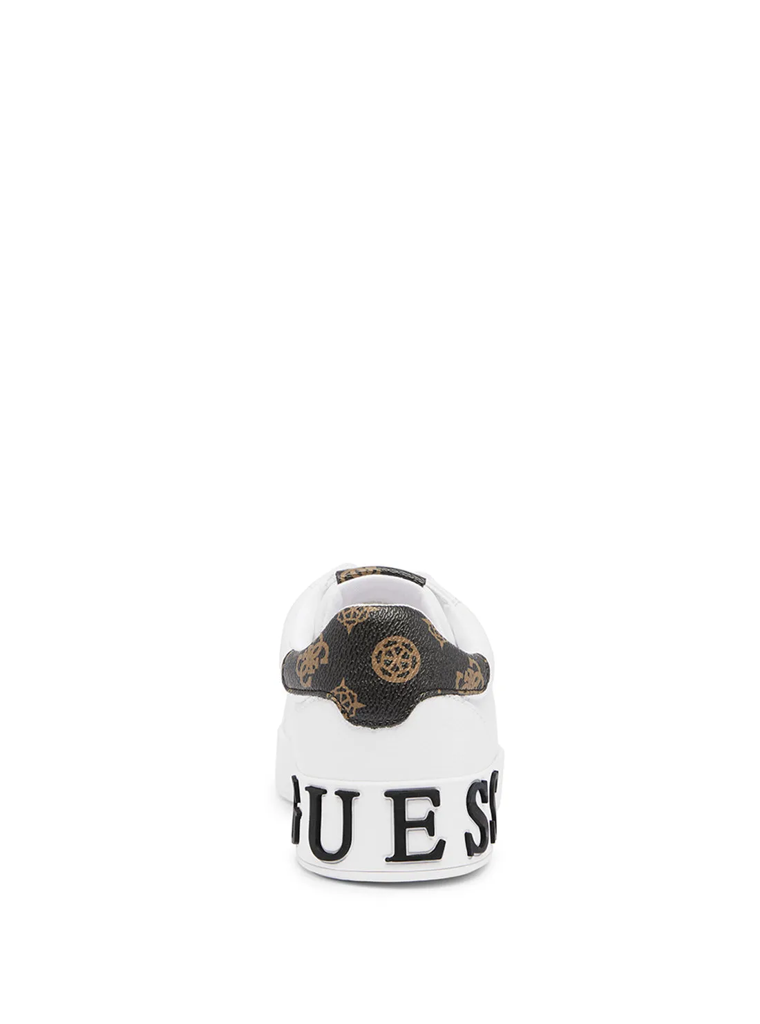 White Corlan Logo Sneakers Guess