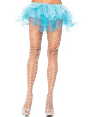 White Fishnet Pantyhose