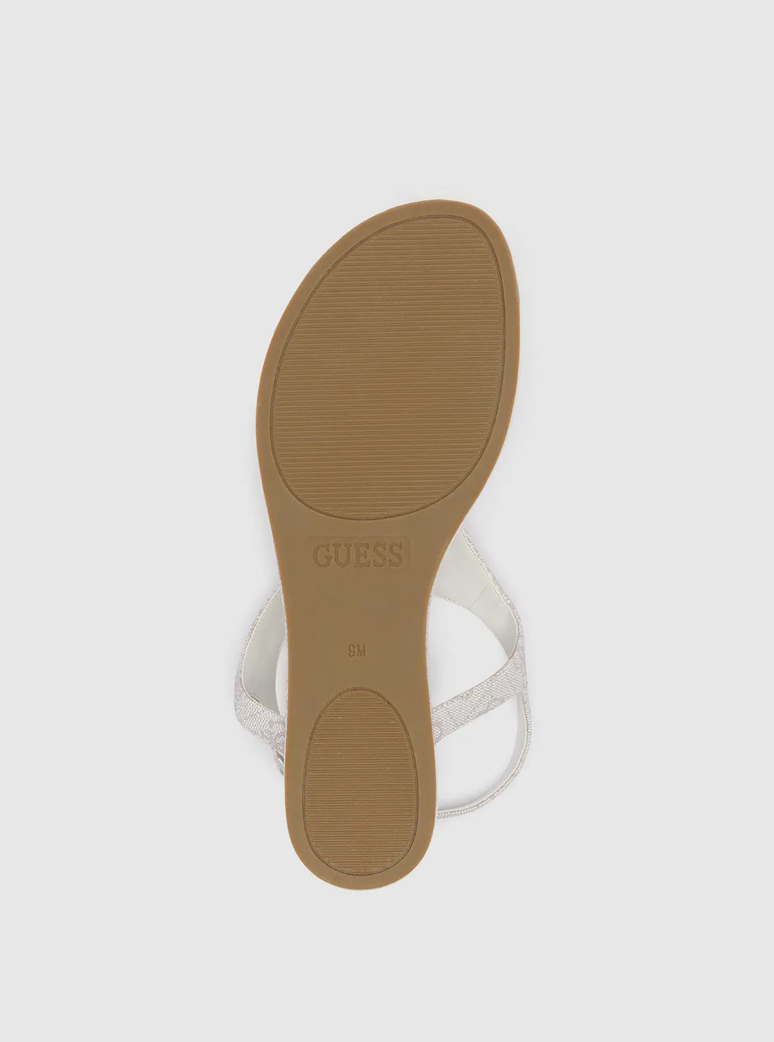 White Unali Sandal Guess
