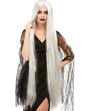 Witch Extra Long Grey Wig