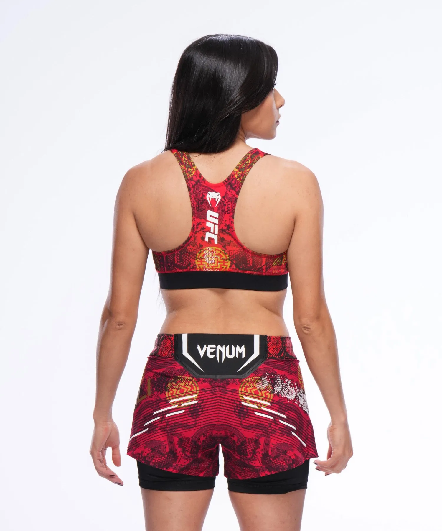 Women's UFC Unrivaled by Venum Red Zhang Weili Sports Bra