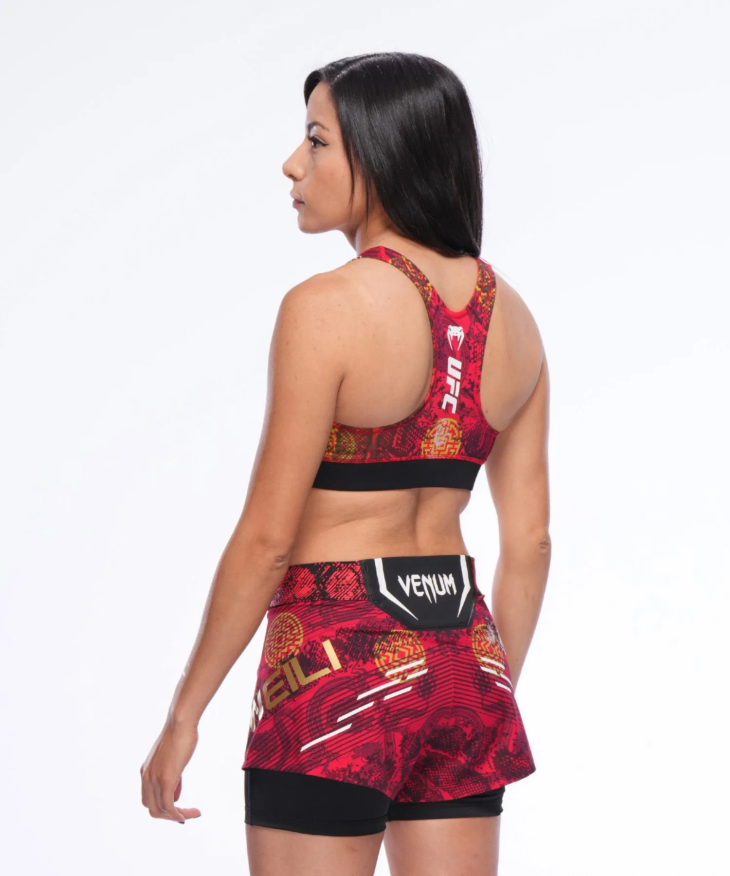 Women's UFC Unrivaled by Venum Red Zhang Weili Sports Bra