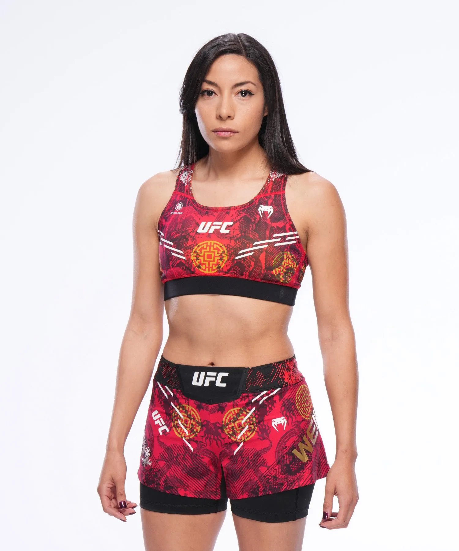 Women's UFC Unrivaled by Venum Red Zhang Weili Sports Bra